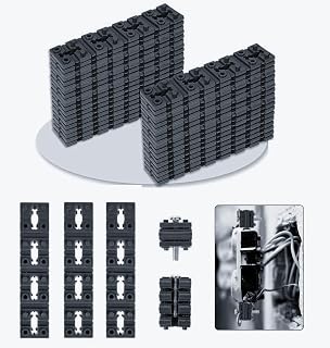 100pcs Outlet Spacers for Electrical Box, Electrical Outlet Spacers Shims Switch and Receptacle Spacer Socket Electrical Box Extender for Loose Outlet Electric Switch (Black)