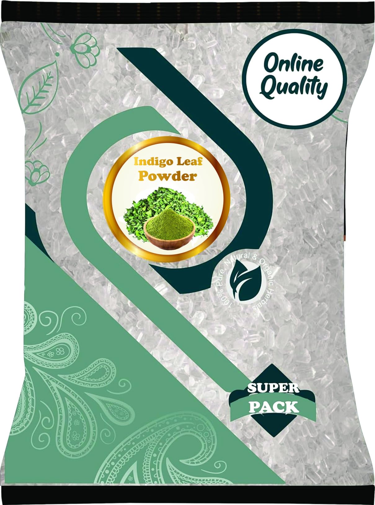 Online Quality Store Indigo powder for hair and Beard Dye - Black - Pure and Natural Lab tested (900 gram (Family Pack))-image-39