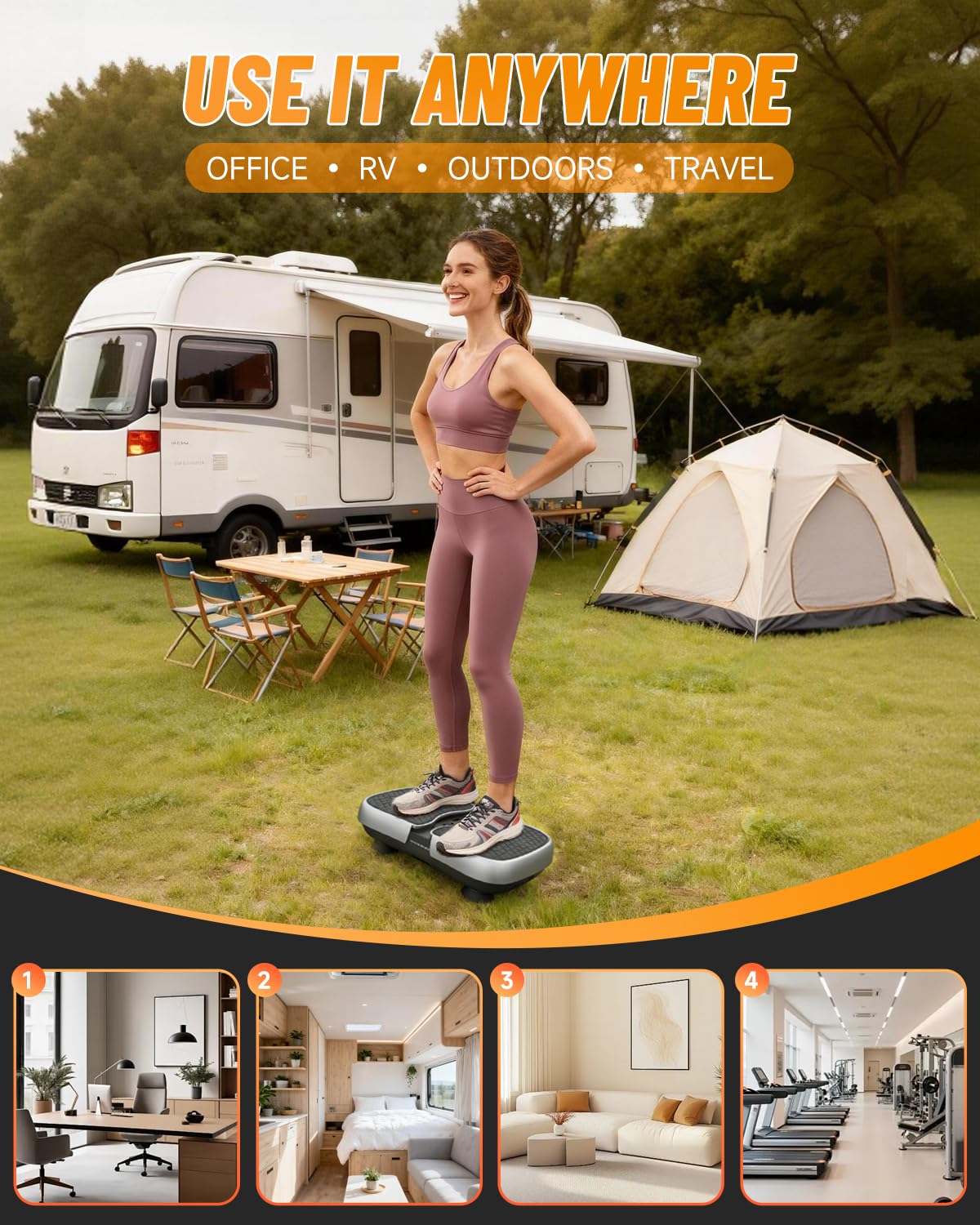 Amazon.com : Mini Vibration Plate Machine – Portable, Wireless