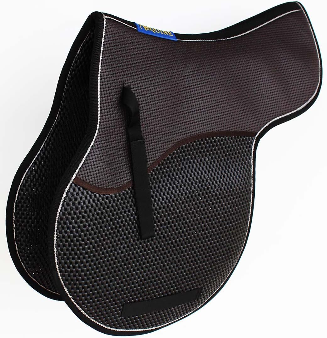 Horse Show Jumping Trail Neoprene English Saddle PAD Anti-Slip Gel Tack 122F36