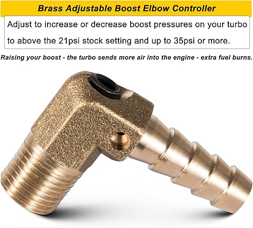 Miniatura 3 de HY35W HX35W HX40W Controlador de codo de refuerzo ajustable y enchufe de rack de tapa de estante 2095 para Dodge Cummins 1994-1998, P7100 bombas de