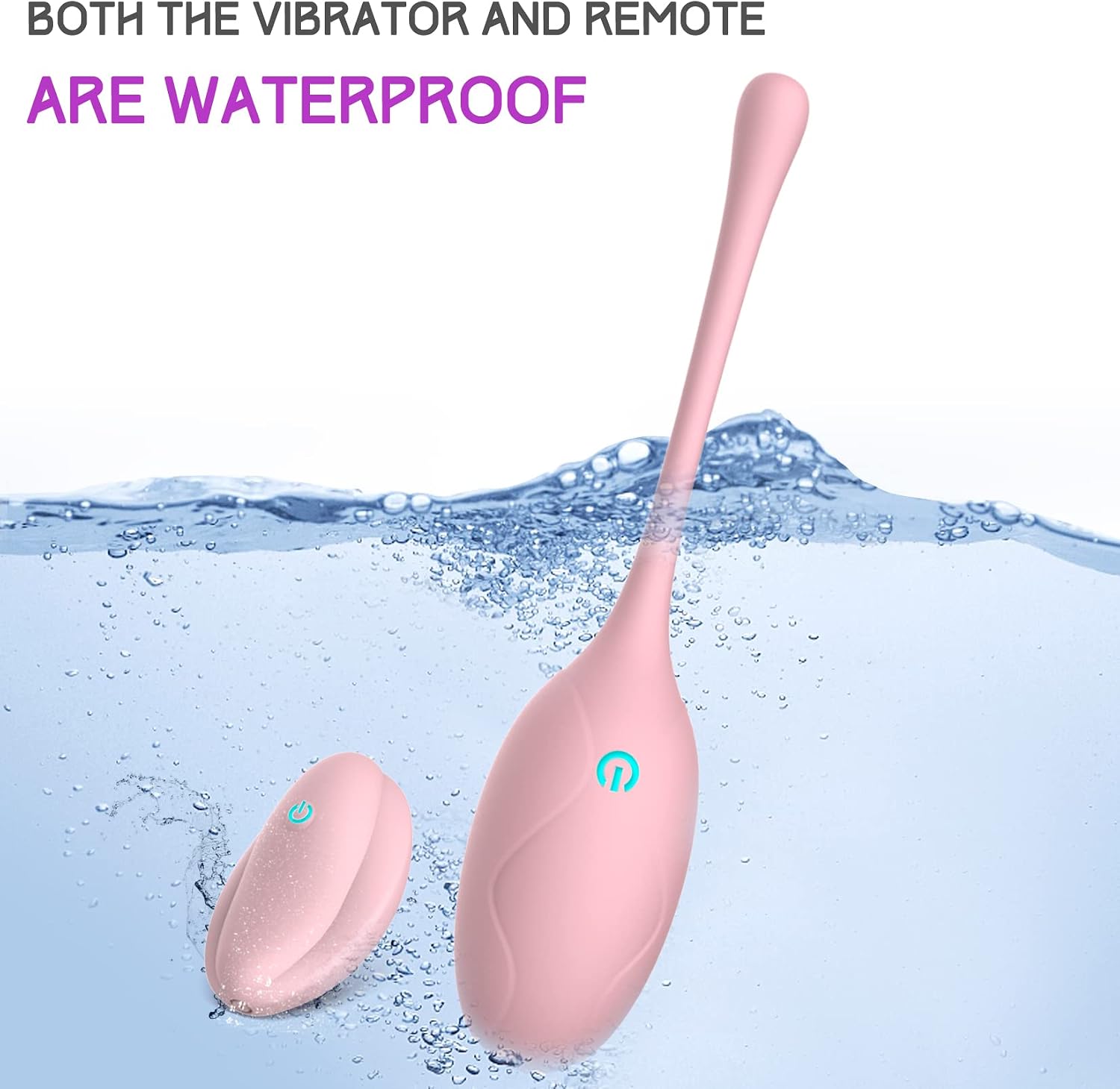 Bullet Vibrator with Remote Control for G-Spot Stimulation AL'OFA Wireless Vibrating Eggs, Wearable Love Balls Love Egg with 10 Vibration Patterns (Pink)