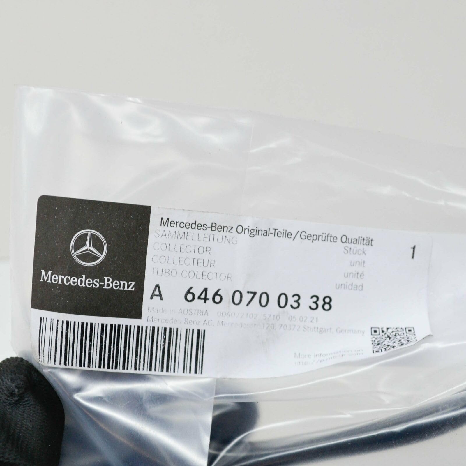 Para Línea de filtro de combustible Mercedes-Benz Vito W639 A6460700338 Original