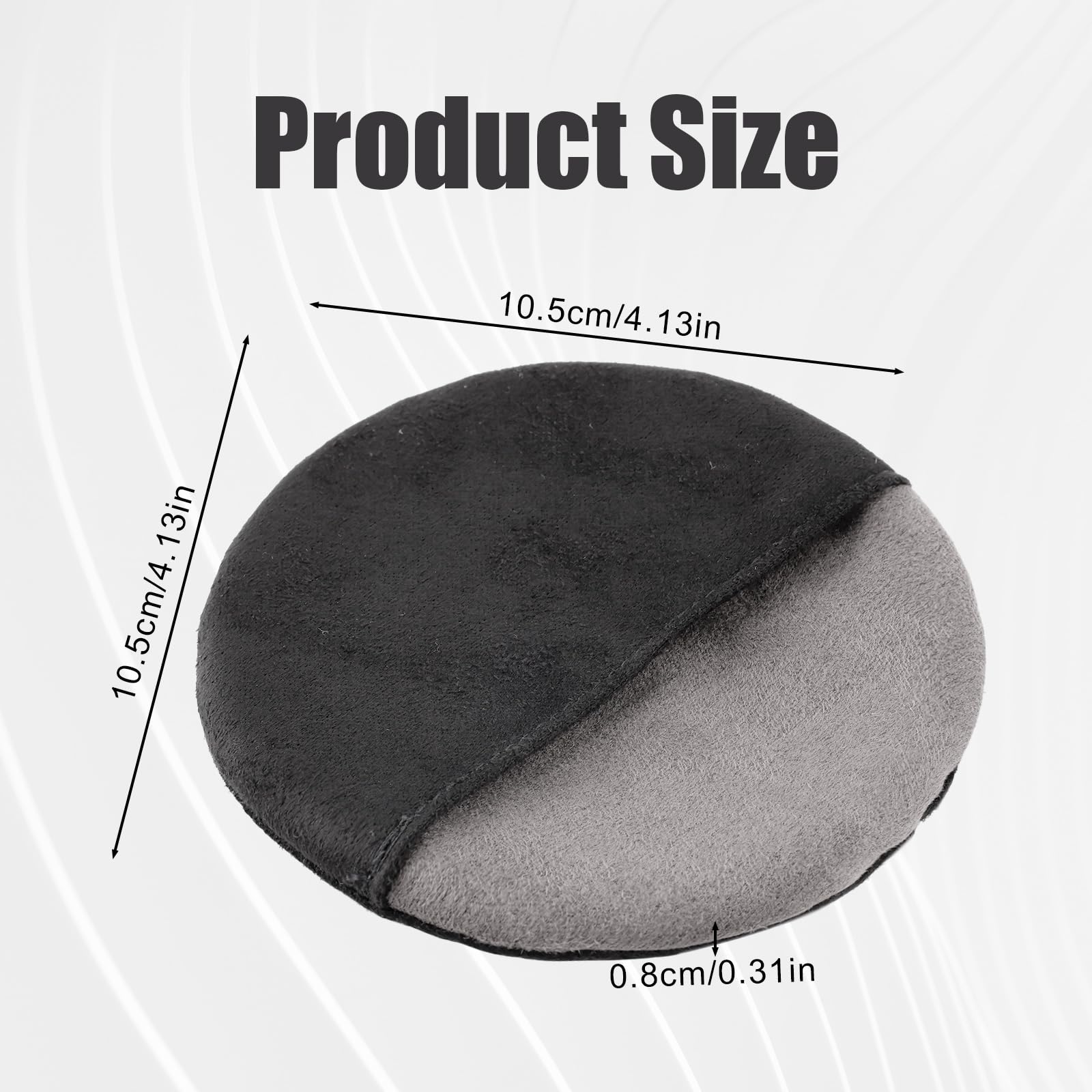 PEUTIER Car Screen Cleaner Cloth, Microfiber Car Accessories Cleaning Pads Round Car Touch Screen Cleaner Wipes for Auto Car Interior Dashboard Display Cleaning