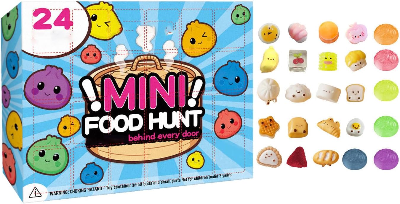 Advent Calendar, Anxiety Relief Fidget, Soft Squeeze Decompression Dough, Ideal For Adults & Teens, Fun Gifts For Stress-Free Moments (#01)