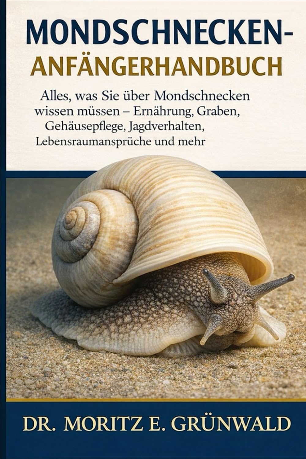 MONDSCHNECKEN-ANFÄNGERHANDBUCH: Alles, was Sie über Mondschnecken wissen müssen – Ernährung, Graben, Gehäusepflege, Jagdverhalten, Lebensraumansprüche und mehr