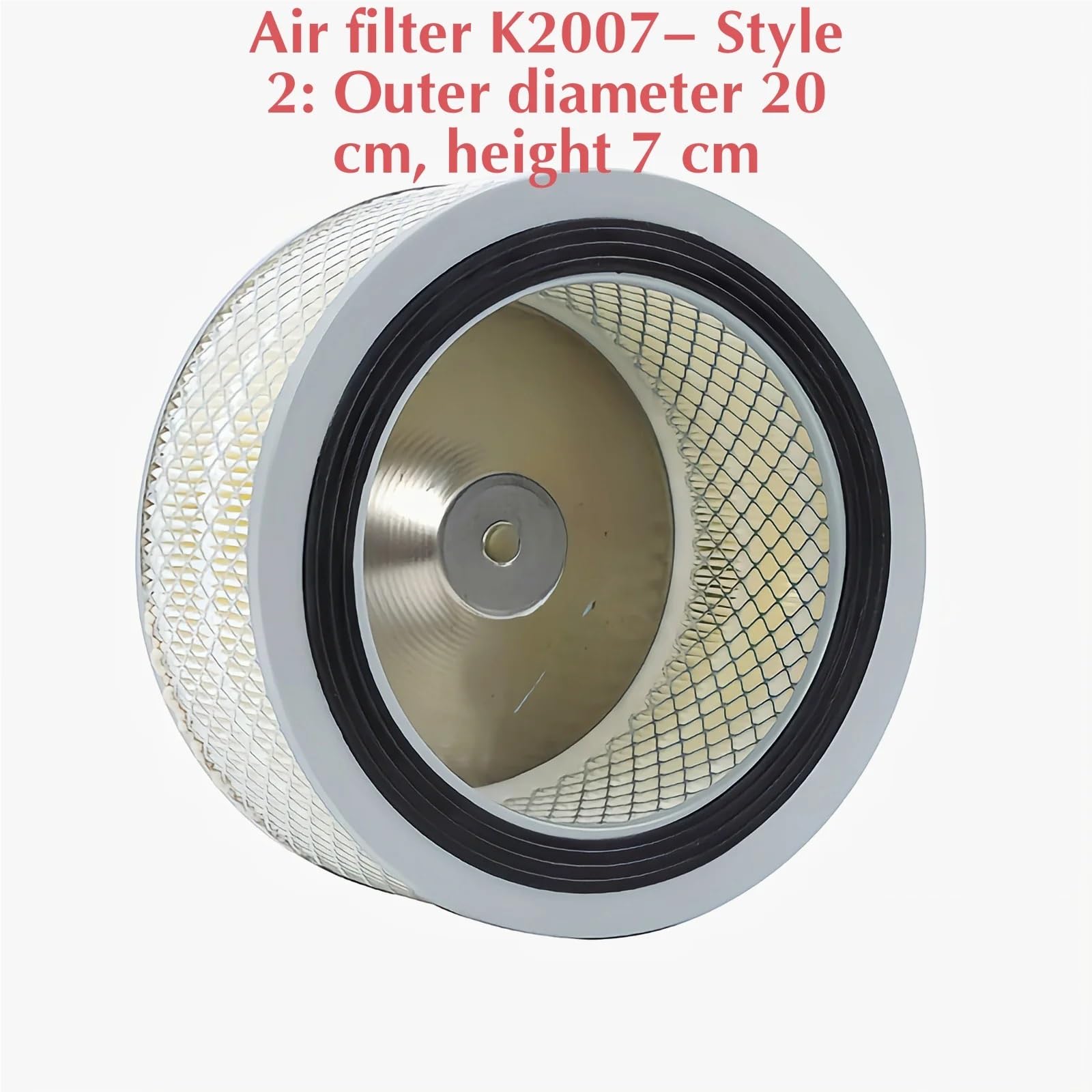 Elemento filtrante de aire K2007; 495 motor K4100D grupo electrógeno 30KW filtro de aire K2007
