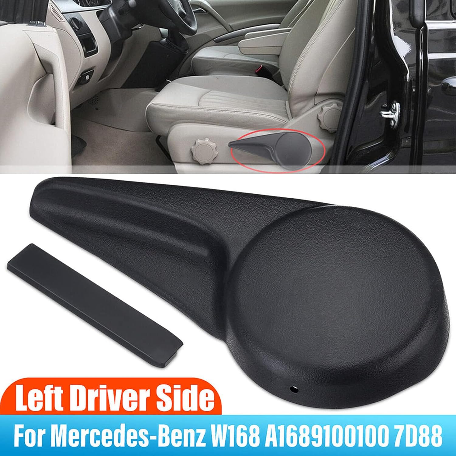 Professional 1699190161/1699190261 Upgraded Seat Adjuster Handle Replacement Easy Fixing Fitting for Automotive Seat Handle