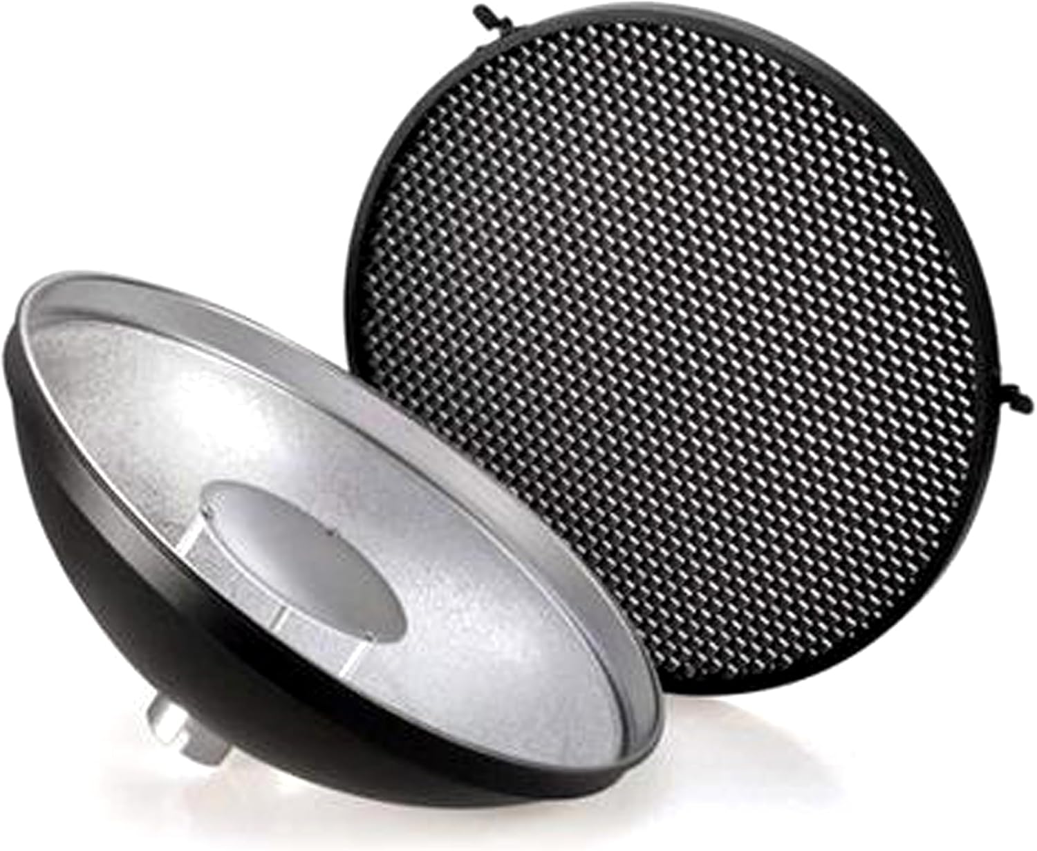 Godox Black/Silver Beauty Dish Photography Reflector for AD200Pro II AD200pro AD200, AD360II Flash - Honeycomb Cover Included (AD-S3)