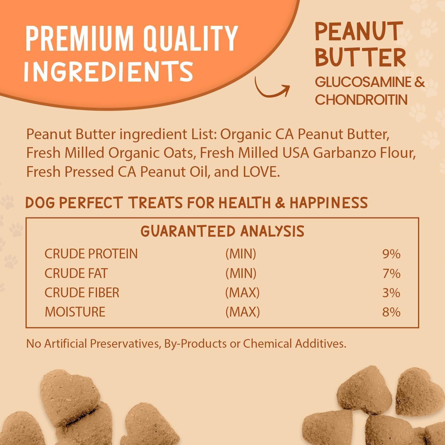 The Much Loved Dog™, Set, 2 Bags Natural Peanut Butter Blast in Fresh-KEPR™, Natural,Fun & Yummy! Human-Food-Grade,Small-Batch Baked By CA Dog-Lovers,Freshness in All Climates, U.S.A., Refill and Save