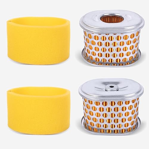 Miniatura 3 de Paquete de 2 filtros de aire GX160 para motores horizontales Honda GX200 GX140 y 17210-Z4M-821 17210-ZE1-505 17210-ZE1-517 OEM filtro de aire con