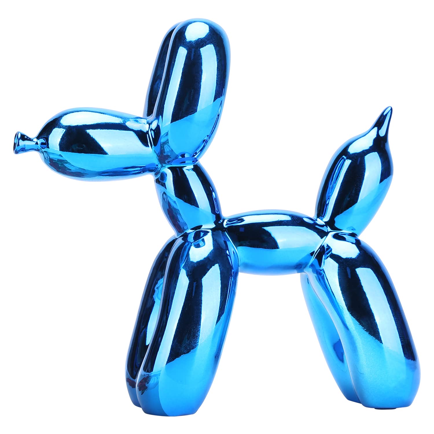 Buy orenm Shiny Balloon Dog Statue,Animal Dog Figurine,Resin Cute