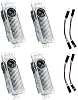 Car Door Lights, 4 Pack LED Door Projector Logo Lights, Wireless Welcome Puddle Lights, Ghost Shadow Lights Compatible with 3/5/6/7/X1/X2/X3/X4/X5/X6/X7/Z/M/GT Series