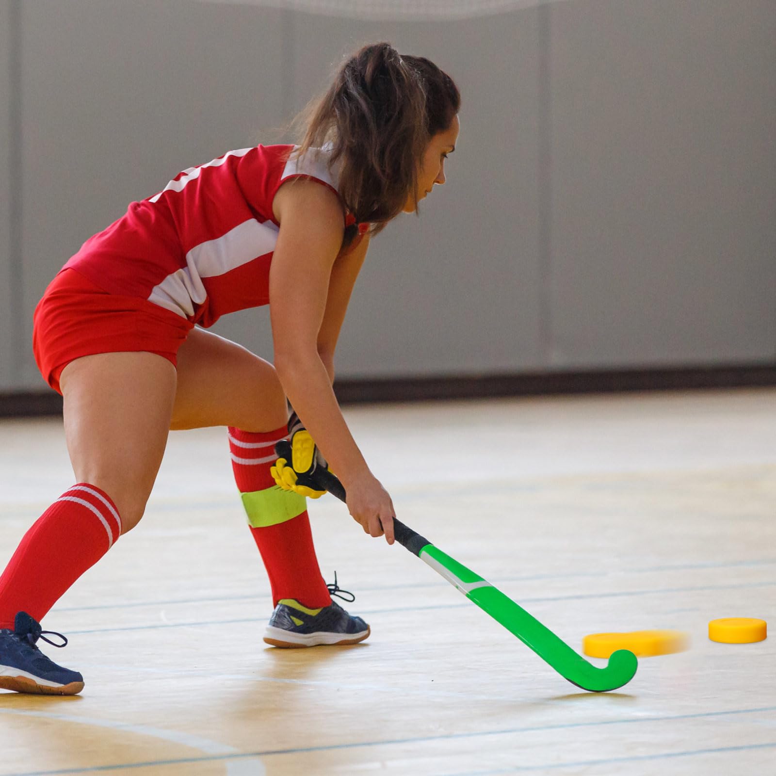 RoundFunny Hockey-Pucks, verschiedene Spektrum-Pucks, Eishockey-Pucks, Verordnung, Training, klassisch, offizielles Straßenhockey-Puck, für drinnen und draußen, Geschenk, 12 Stück