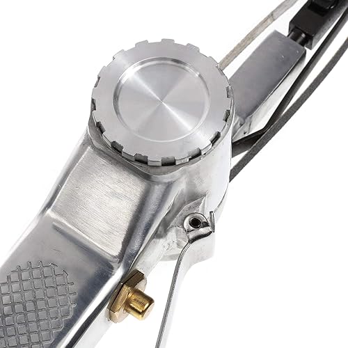 Miniatura 7 de BEAMNOVA Mini lijadora de correa de aire para carpintería de metal de trabajo de 38 pulgadas amoladora angular de mano herramienta neumática