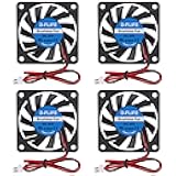 D-FLIFE 4pcs 24V 60150 Fan USB Brushless Cooling Fan 60mm x 10mm USB Fan 24V DC Brushless Cooling Fan 6010 for Computer CPU Heat Sink Cooling Cooler Fan (24V 2Pin)