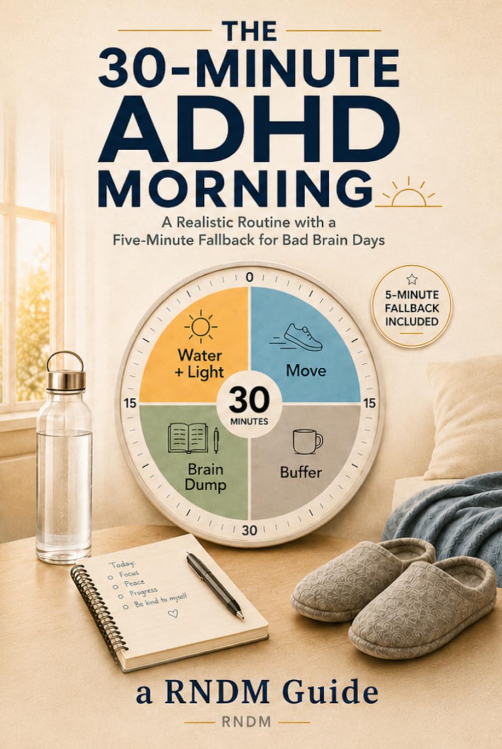 The 30-Minute ADHD Morning: A Realistic Adult ADHD Routine with a 5-Minute Fallback for Bad Brain Days (ADHD Resets)