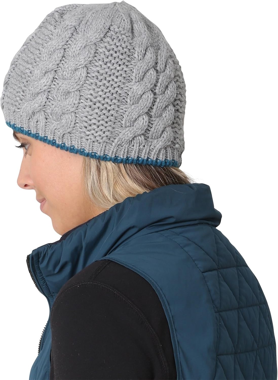 TrailHeads Women’s Cable Knit Beanie with Fleece Lining | Winter Hat - Image 4