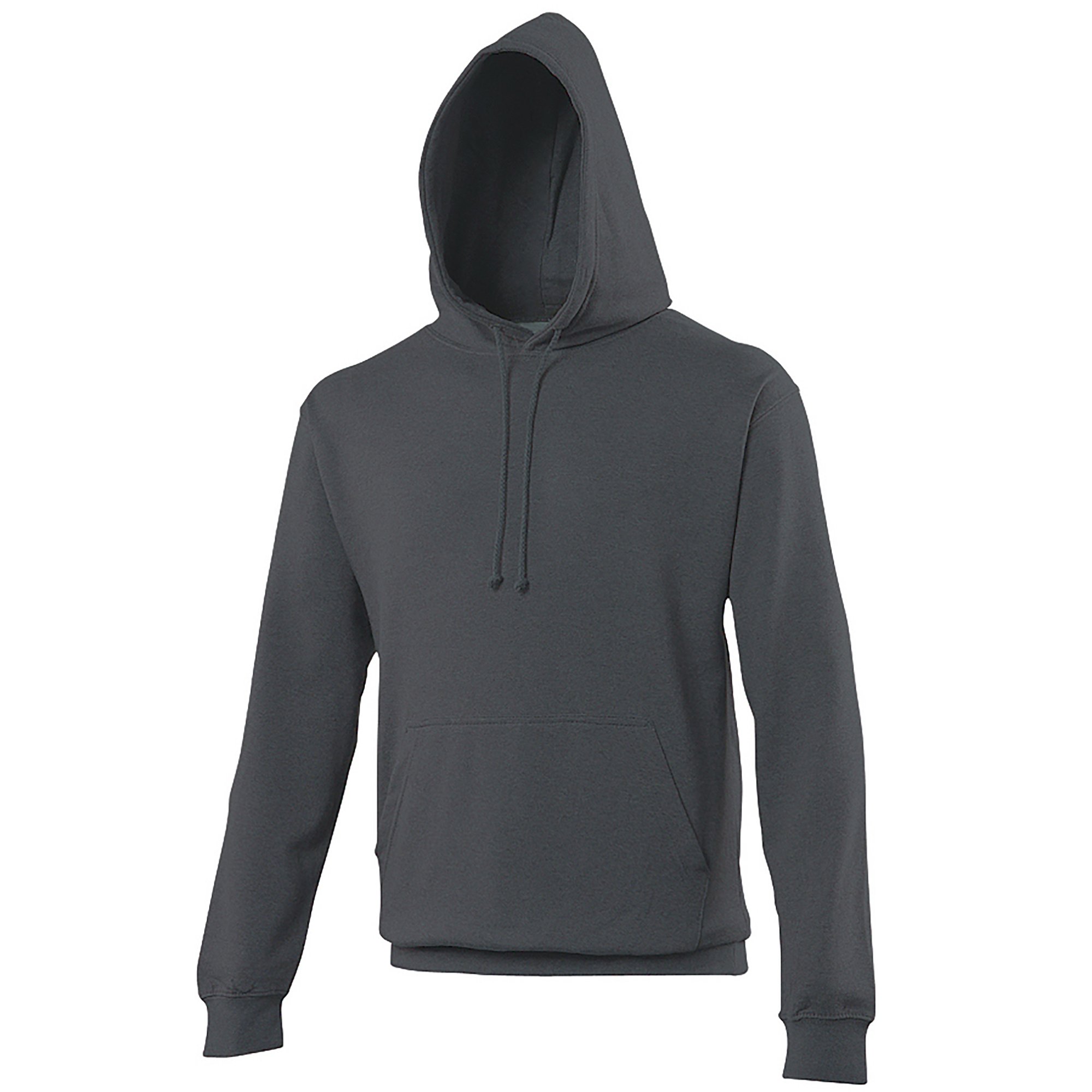 Just Hoods Unisex Gris Hooded Sweatshirt College