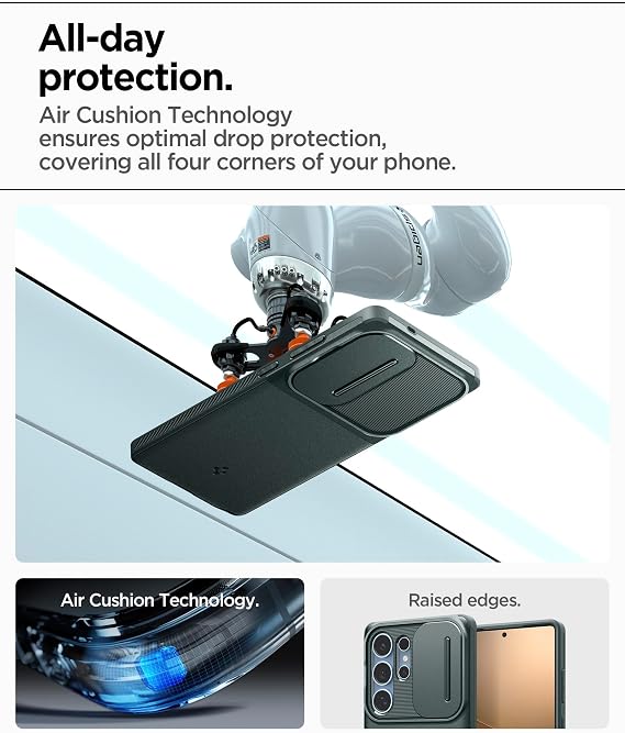 Spigen Optik Armor Case for Samsung Galaxy S25 Ultra - Abyss Green