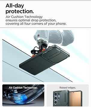 Spigen Optik Armor Case for Samsung Galaxy S25 Ultra - Abyss Green