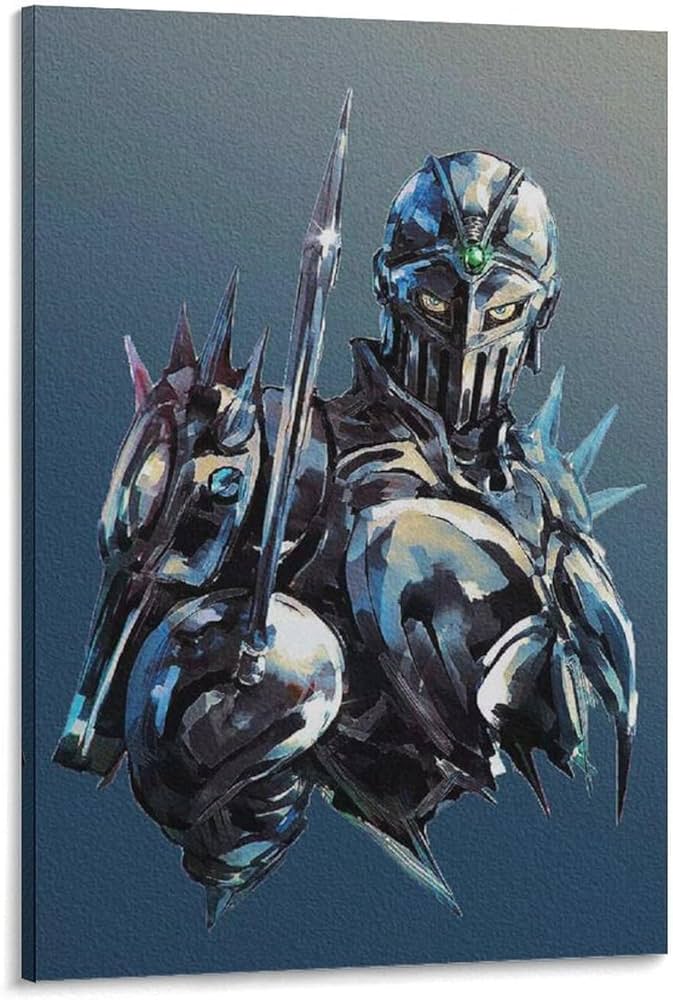 Amazon.co.jp: 60×90cm JOJO ジョジョの奇妙な冒険 ポルナレフ 替身 銀