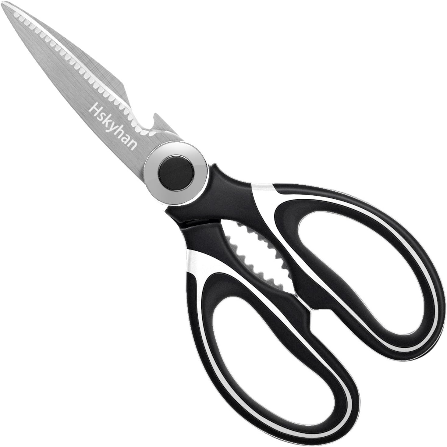 Kitchen Shears Kitchen Scissors Hskyhan - Bottle Opener Multifunction Stainless Steel Heavy Kitchen Scissors for Meat Poultry Fish Vegetables and Other Daily Necessities