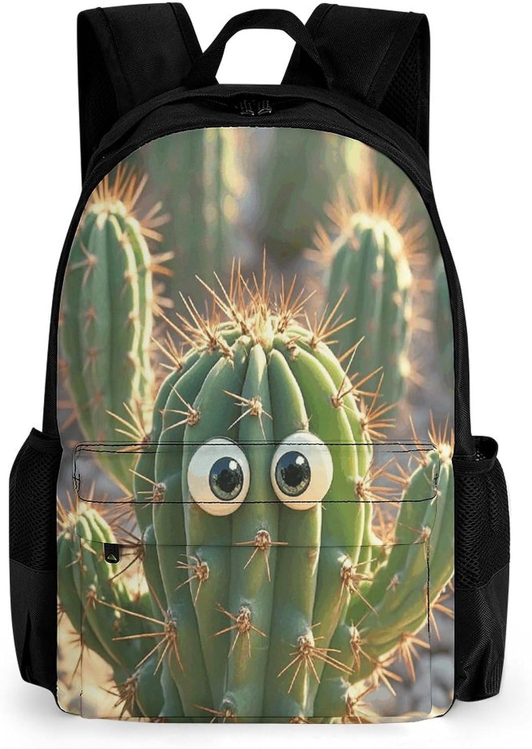 Cute Cactus Backpack Daypack Travel Backpack | Lightweight Casual Laptop Backpack for Women Men Aesthetic Travel Bag for Weekender Business Hiking Outdoor
