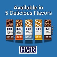 Vista 7 de HMR Bar, Barra de proteína de avena helada Snack nutritivo para apoyar el mantenimiento del peso Postre bajo en calorías 0.35 oz de proteína
