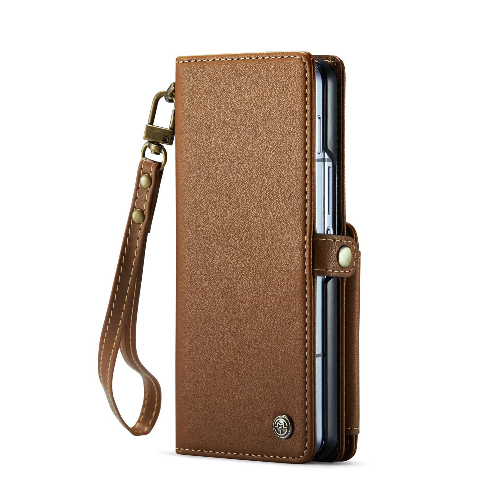 Housse Galaxy Z Fold 6 marron avec portefeuille pour simplifier vos déplacements - 8