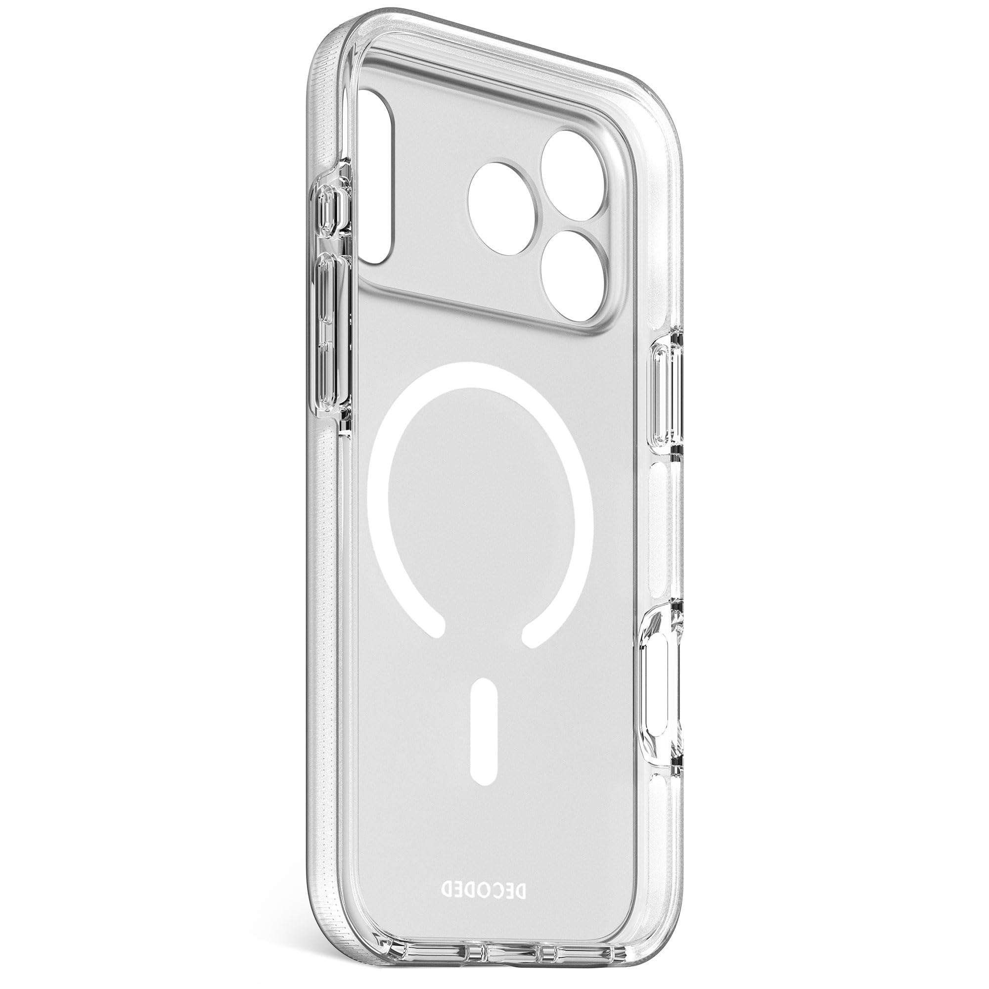 Clear Case For IPhone 17 Pro Max (6.9"), Slim Anti-Yellowing Protective Cover With Military-Grade Drop Protection, Shock-Absorbing Airbags, Scratch-Resistant Bezel For Daily, Work, And Travel Use