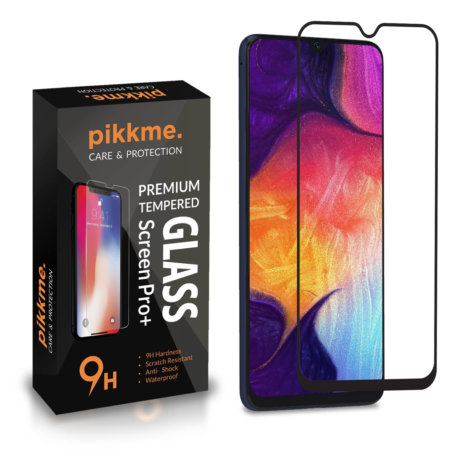 Pikkme Tempered Glass Screen Protector for Samsung Galaxy A05 / M05 / F05 Edge to Edge Coverage with Easy Installation kit Black (B0CNZT2K5Y) Amazon Price History, Amazon Price Tracker