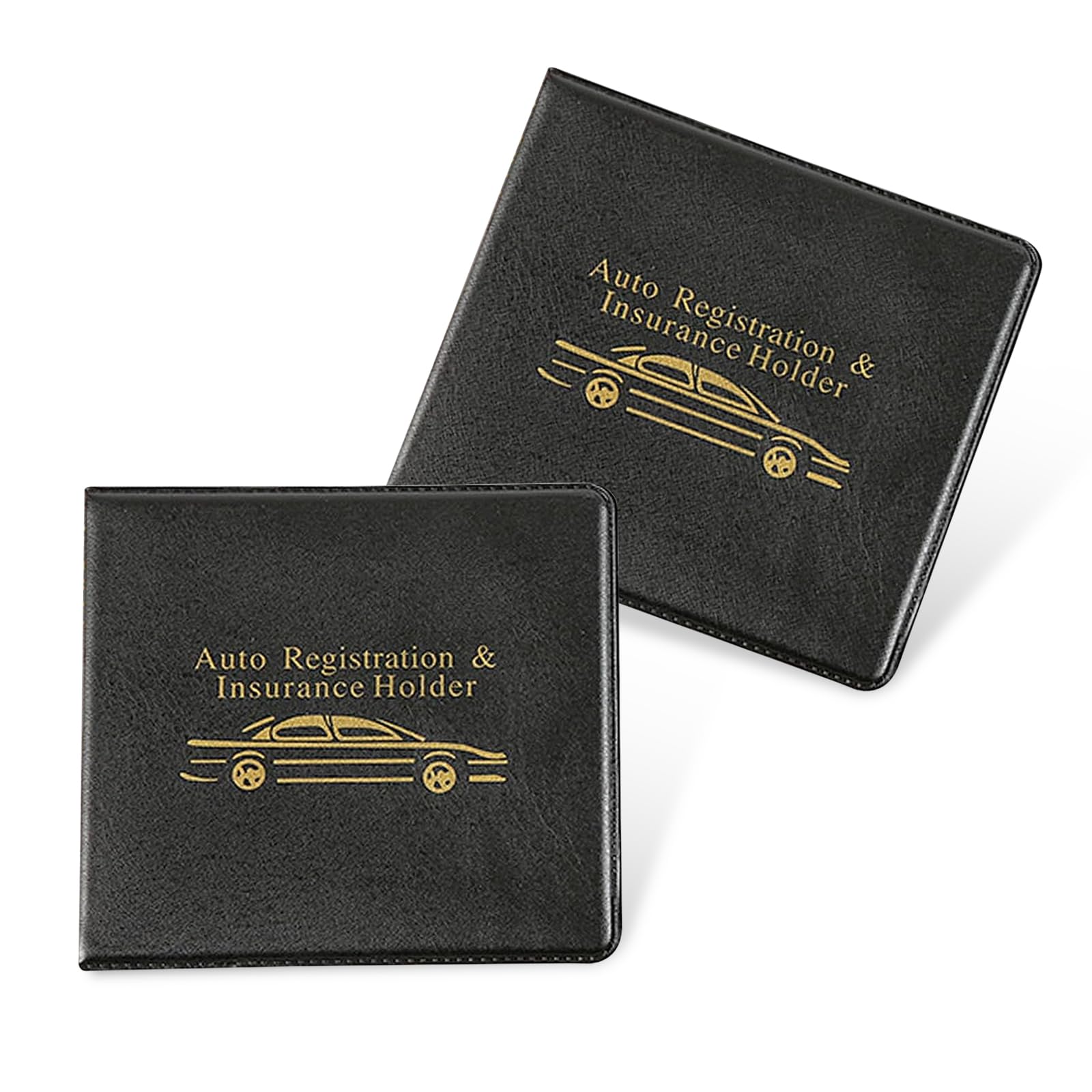 Pack 2 Auto Registration And Insurance Holder Foldable Drivers