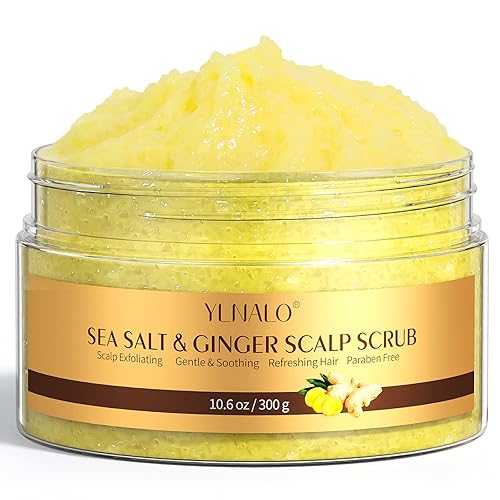 Miniatura 1 de Exfoliante de cuero cabelludo con sal marina y jengibre, exfoliación suave del cuero cabelludo, elimina la acumulación, tratamiento de cuero
