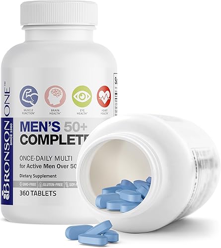 Miniatura 6 de Bronson ONE Daily Multivitamínico Completo Multimineral para Hombres 50+, 360 Tabletas