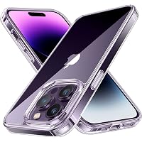NIMASO iPhone 14 Pro Case, Clear, Anti-yellowing, Shockproof, Wireless Charging, Fingerprint Resistant, Compatible with iPhon