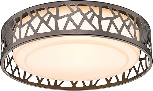 Miniatura 17 de Luz led de 12” con montaje empotrado cepillado níquel,Blanco,Acabado cepillo níquel (Brushed Nickel Finish),Bronce