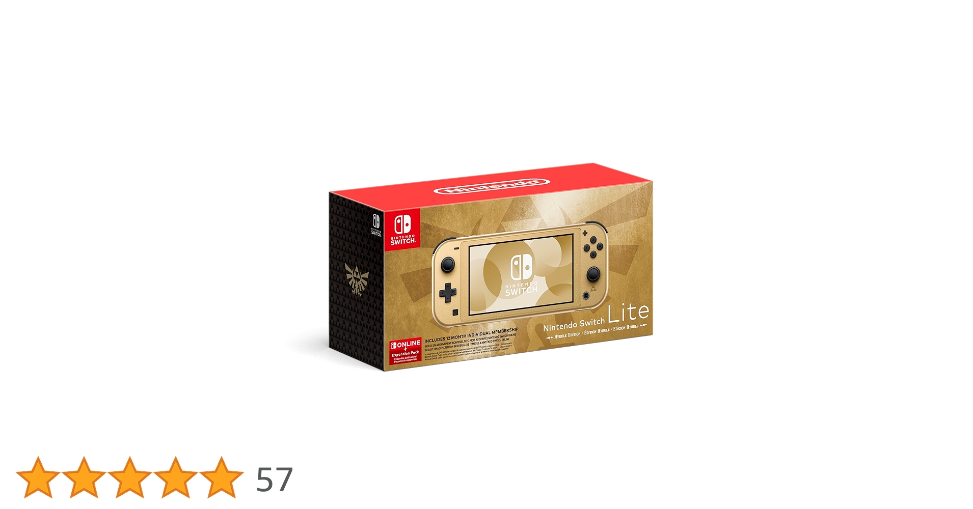Nintendo Switch Lite - Hyrule Edition➕P5 Nintendo Switch Lite: Hyrule Edition with Bonus Nintendo