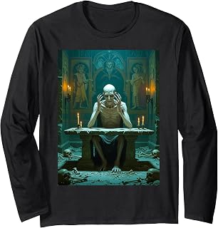 Pale Man, Pan’s Labyrinth Novel, Gothic Horror Monster Long Sleeve T-Shirt