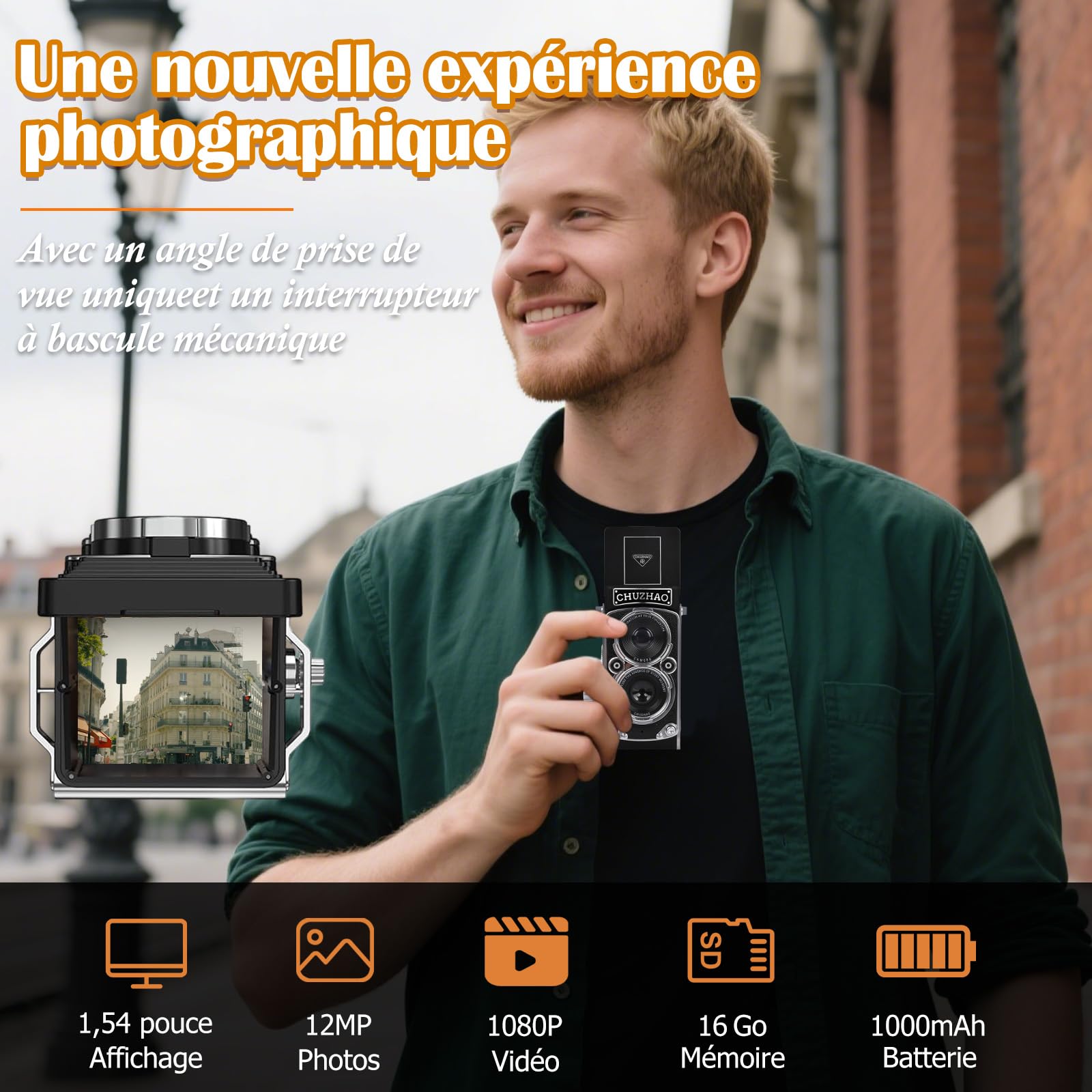 Kiwifotos Custodia copatta per fotocaera digitale da viaggio con