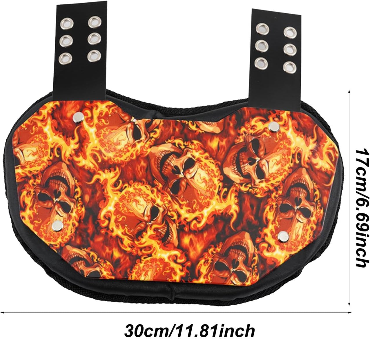 Football Back Plate - Youth Professional Back Protector, Rear Protection Gear | Lower Back Pads for Football, Fashionable Lower Back Protector for Enhanced Protection During Football Games