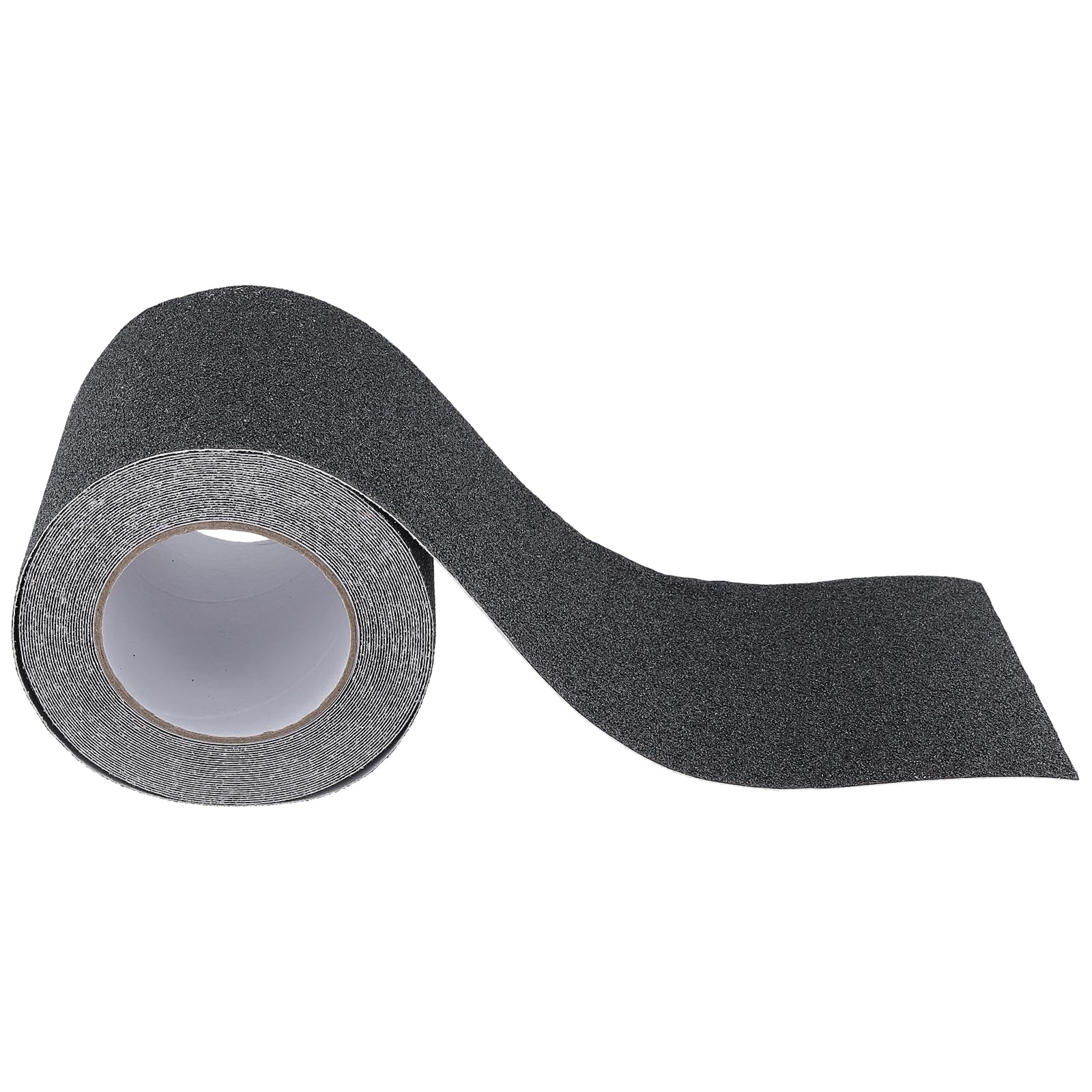 Lot de 2 rouleaux de ruban adhésif antidérapant - 15 cm x 10 m - Imperméable - Noir - Pour escaliers, terrasses, scooters
