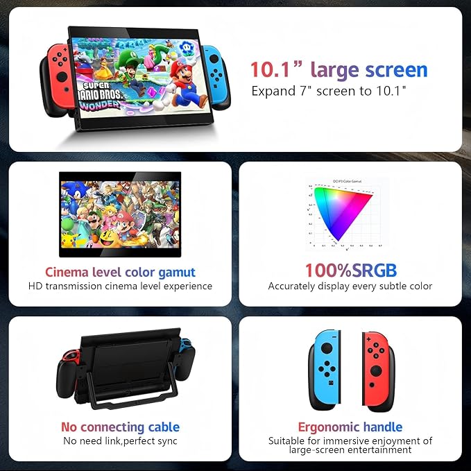 Monitor Extensor Portátil 10.1 FHD con USB-C y Altavoces miniatura 2