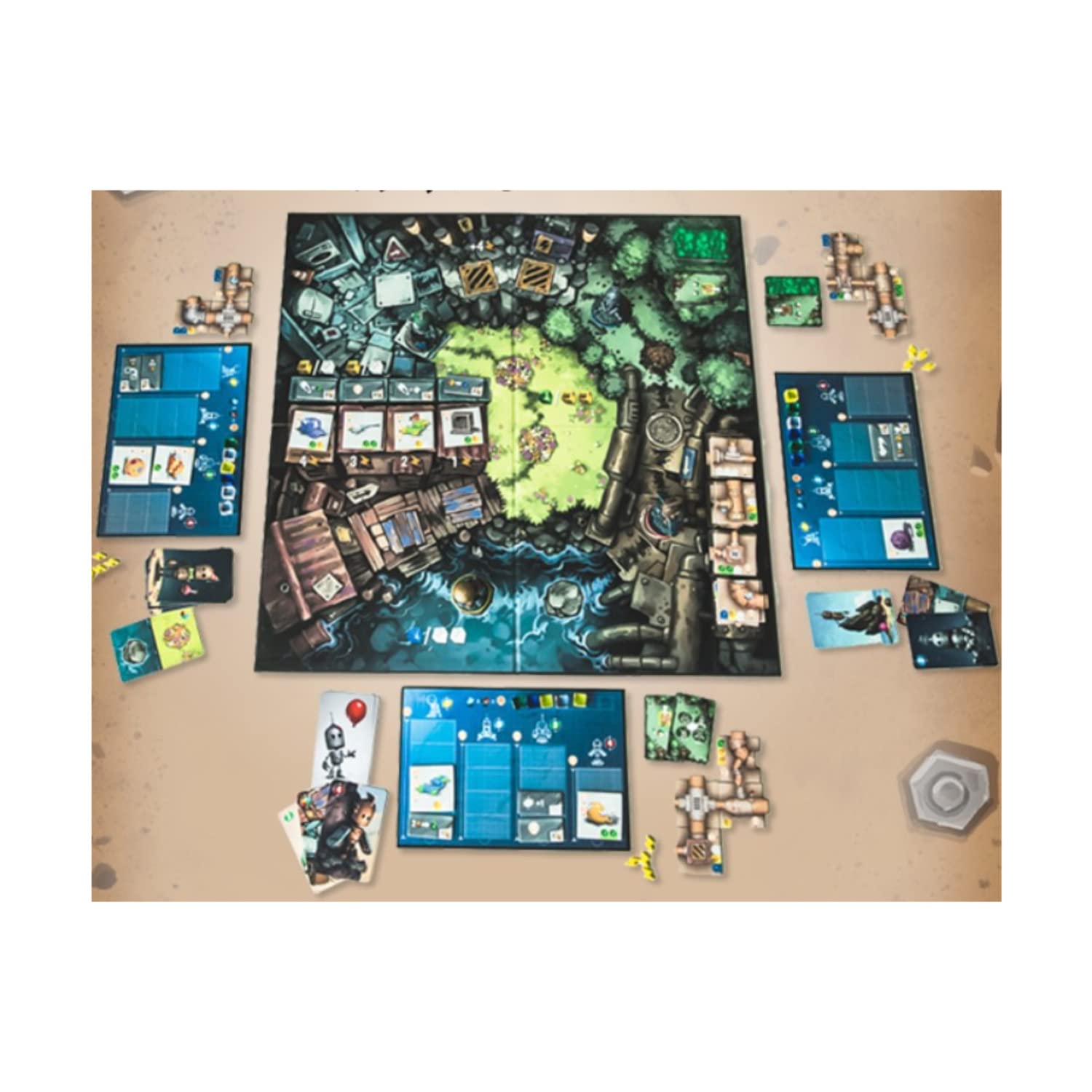 Crosscut Games, Inc Transmissions Board Game Kickstarter Deluxe Edition with minis