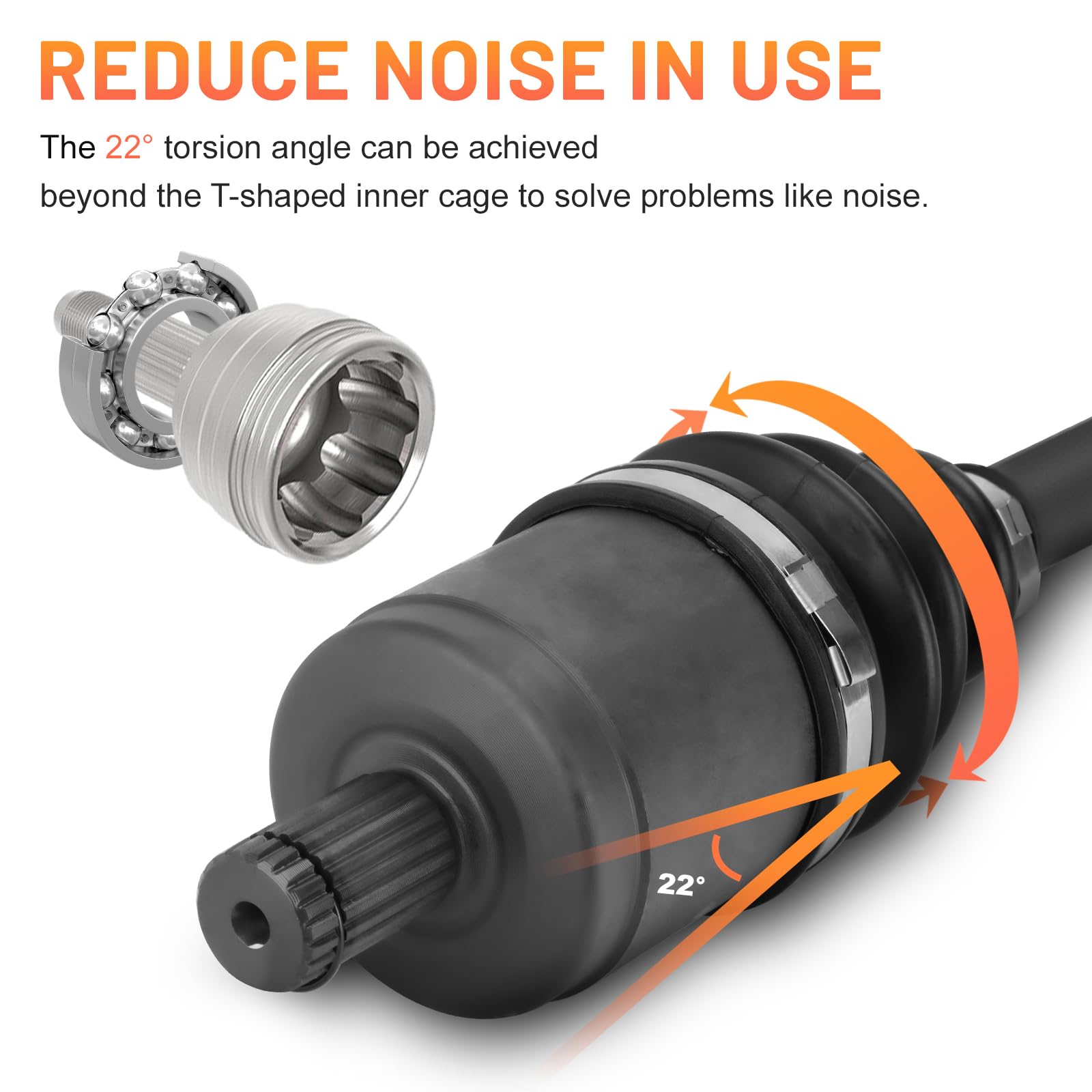 Rear Left Or Right Complete CV Joint Axle For Polaris RZR 800 EFI 08-13 1332884 - Foto 6