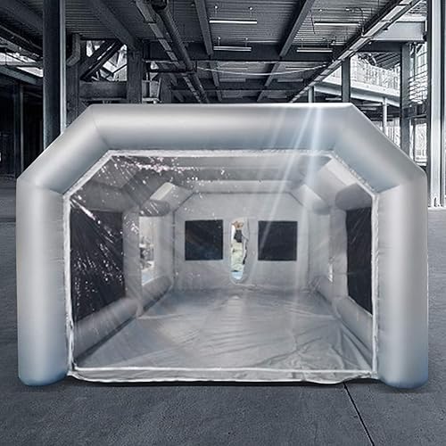 Miniatura 8 de Tienda de campaña portátil para automóvil, tienda inflable de cabina de pintura en aerosol, estación de trabajo móvil para automóvil, filtro lavable