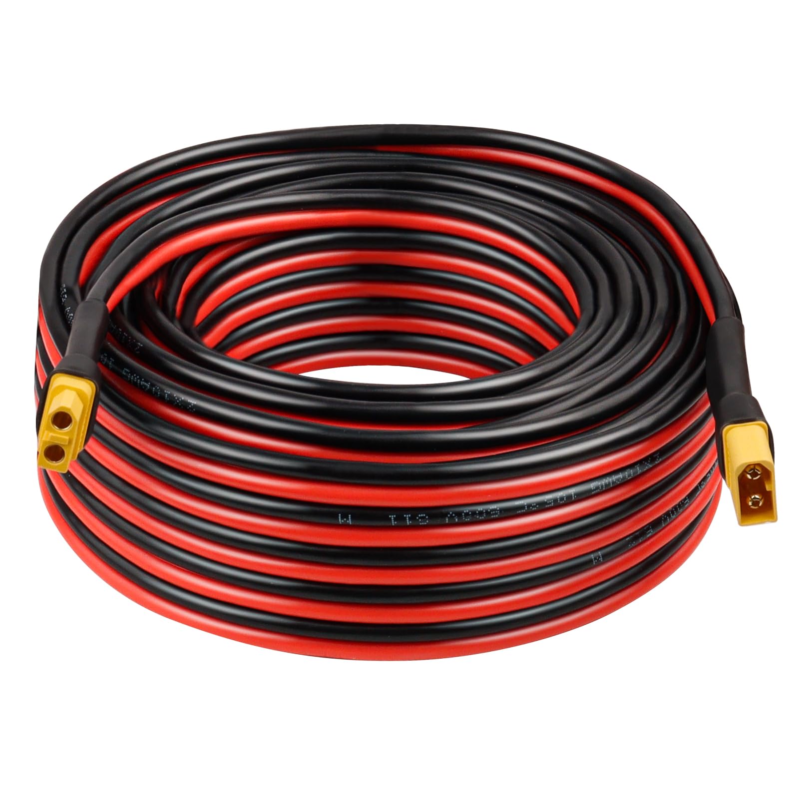 Cavo di prolunga XT60 da 10 AWG 10 FT 2 3 5 10 15 20 25 30 35 40 50 75 100FT XT60 Connettore femmina a maschio per centrale elettrica portatile pannello solare batteria RC