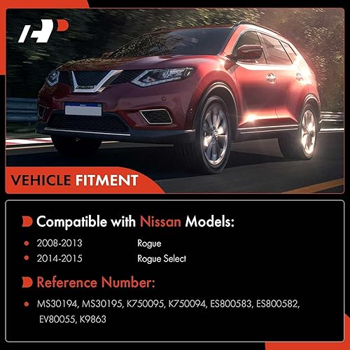 Miniatura 2 de A-Premium Juego de 10, brazo de control delantero inferior, extremo de barra de acoplamiento exterior interior, barra estabilizadora, bota de piñón