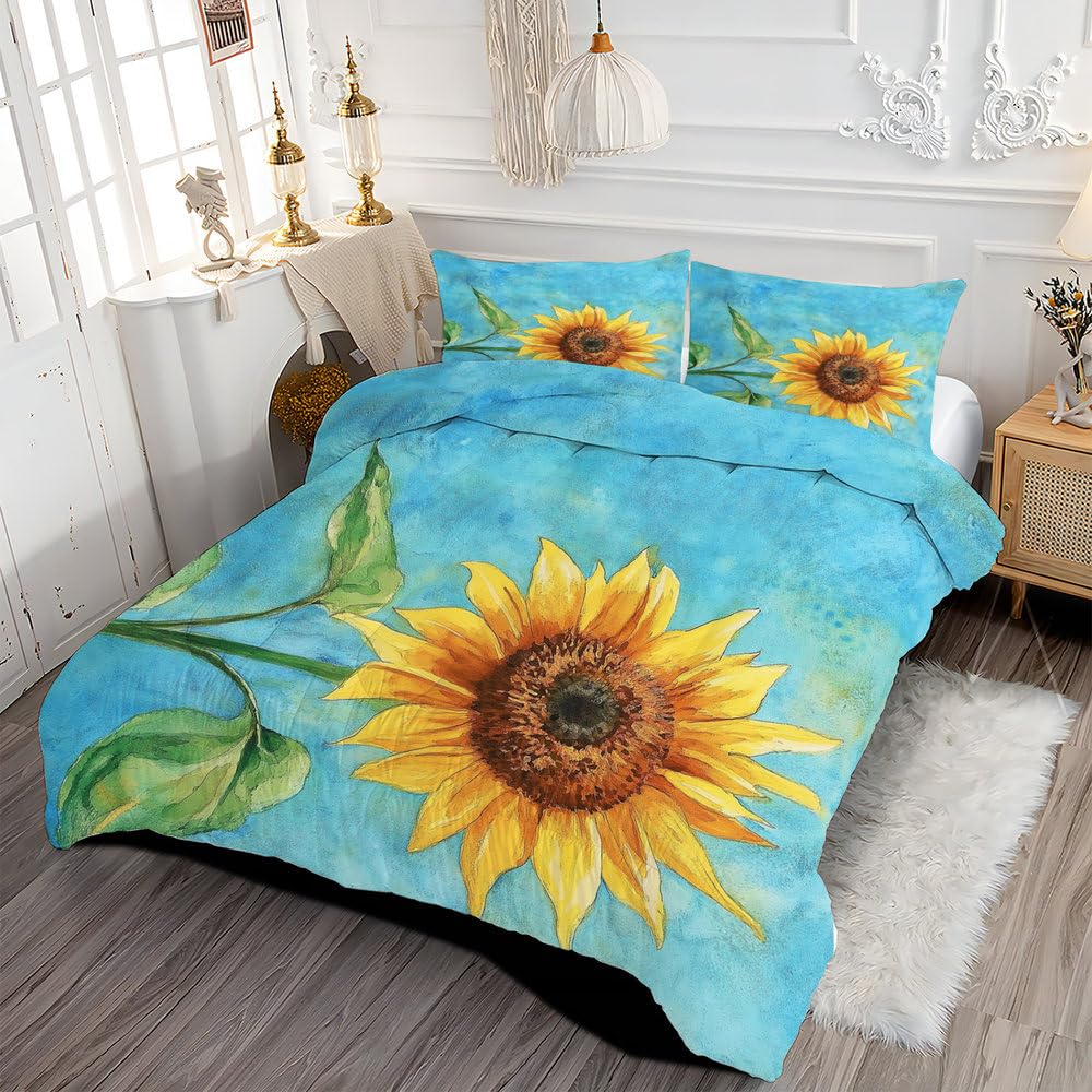 Couette en duvet doux lavable en machine pastel pour chambre rétro