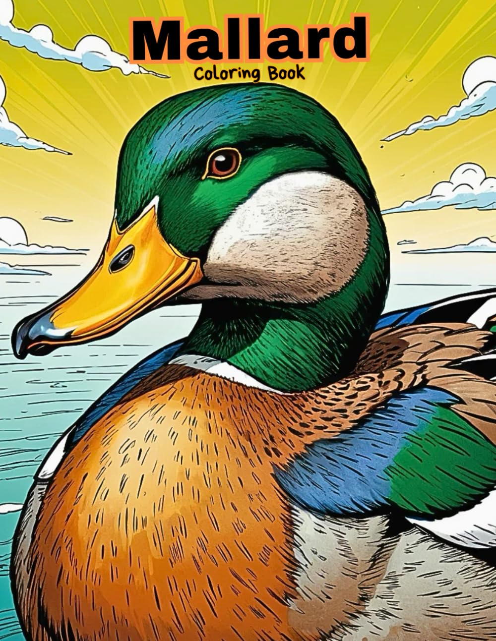 My First Mallard Coloring Book: Big & Simple Bird Art for Little Hands! (BIRDS COLORING BOOKS)